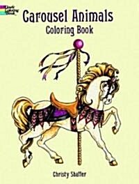 Carousel Animals Coloring Book (Paperback)
