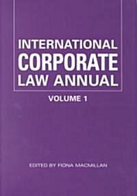 International Corporate Law - Volume 1 (Hardcover)