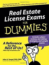 Real Estate License Exams for Dummies (Paperback)