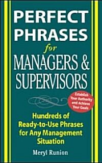[중고] Perfect Phrases For Managers And Supervisors (Paperback)