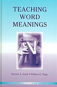 Teaching Word Meanings (Hardcover)