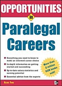Opportunities In Paralegal Careers (Paperback)