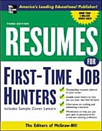 Resumes For First-Time Job Hunters (Paperback, 3rd)