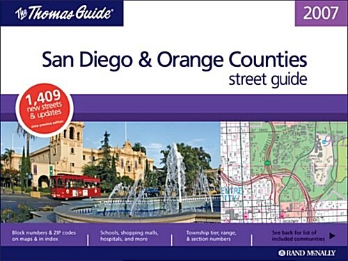 Thomas Guide 2007 San Diego and Orange County, California (Map)