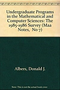 Undergraduate Programs in the Mathematical and Computer Sciences (Paperback)