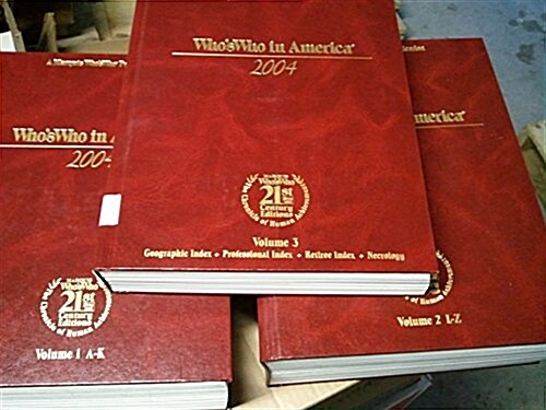 Whos Who in America 2004 (Hardcover, 58th)