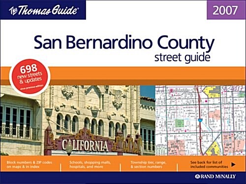 The Thomas Guide 2007 San Bernardino County (Paperback, Spiral)
