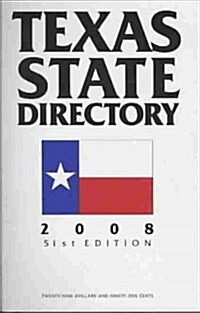 Texas State Directory 2008 (Paperback, 51th)