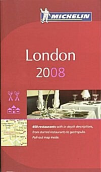 Michelin Red Guide 2008 London (Paperback, Map, 34th)