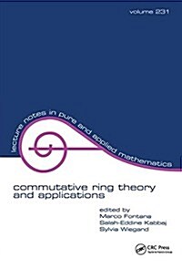 Commutative Ring Theory and Applications (Hardcover)