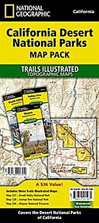 California Desert National Parks [Map Pack Bundle] (Folded)