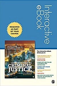 Introduction to Criminal Justice Interactive Ebook (Pass Code, 2nd)