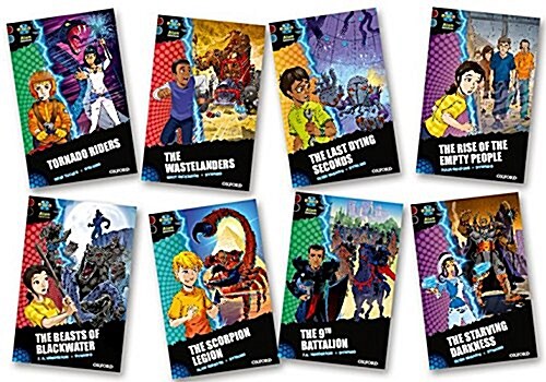 Project X Alien Adventures: Dark Red + Book Band, Oxford Levels 19-20: Dark Red + Book Band, Mixed Pack of 8 (Paperback)