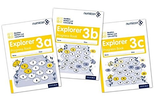 Numicon: Number, Pattern and Calculating 3 Explorer Progress Books ABC (Mixed pack) (Paperback)