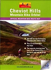 Cheviot Hills Mountain Bike Orbital Map : Waterproof Route Map (Sheet Map, folded)