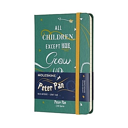 Moleskine Limited Edition Peter Pan, Notebook, Pocket, Ruled, Malachite Green (3.5 X 5.5) (Other)