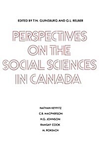 Perspectives on the Social Sciences in Canada (Paperback)