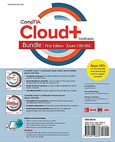 Comptia Cloud+ Certification Bundle (Exam Cv0-002) (Paperback)