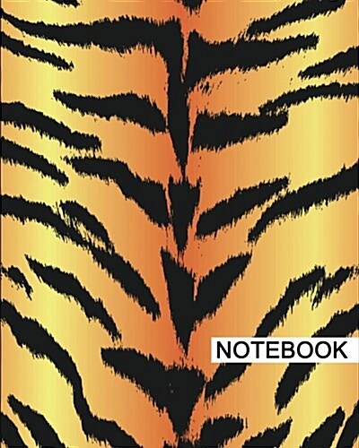 Notebook: 8 x 10, For Writing, Journaling, & Notes, 100 Pages, Animal Hides-4, [Classic Notebook] (Paperback)