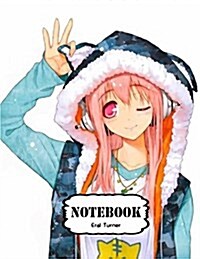 Notebook: Girl Anime 15: Pocket Notebook Journal Diary, 120 Pages, 8.5 X 11 (Notebook Lined, Blank No Lined) (Paperback)