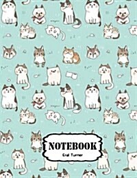 Notebook: Gatinhos: Pocket Notebook Journal Diary, 120 Pages, 8.5 X 11 (Notebook Lined, Blank No Lined) (Paperback)