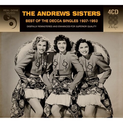 [수입] Andrew Sisters - Best Of The Decca Singles 1937-1953 [4CD][디지털 리마스터드]
