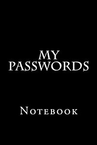 My Passwords: Notebook (Paperback)