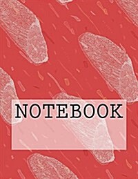 Notebook: Pink Slug, Rydal Water, Lake District. Dotted (8.5 X 11): Dotted Paper Notebook (Paperback)