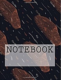 Notebook: Orange Slug, Rydal Water, Lake District. Dotted (8.5 X 11): Dotted Paper Notebook (Paperback)