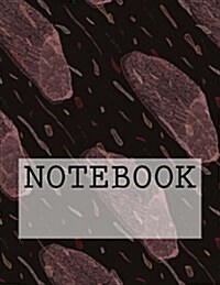 Notebook: Slug on Black, Rydal Water, Lake District. Dotted (8.5 X 11): Dotted Paper Notebook (Paperback)