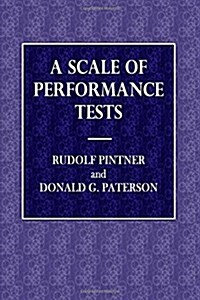 A Scale of Performance Tests (Paperback)