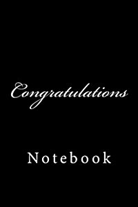 Congratulations: Notebook (Paperback)