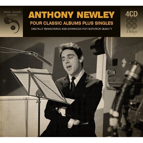 [수입] Anthony Newley - Four Classic Albums Plus Singles (디지팩)[4CD][디지털 리마스터드]