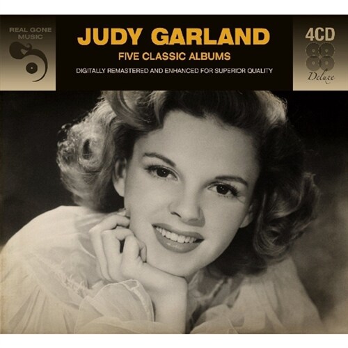 [수입] Judy Garland - Five Classic Albums (디지팩)[4CD][디지털 리마스터드]
