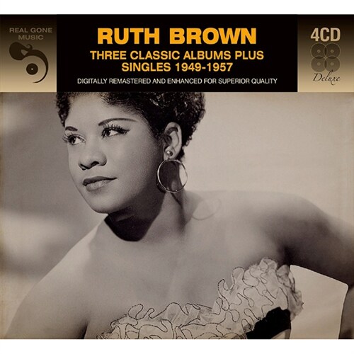 [수입] Ruth Brown - Three Classic Albums Plus Singles 1949-1957 (디지팩)[4CD][디지털 리마스터드]