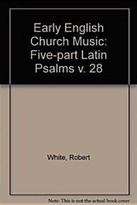 Early English Church Music (Paperback)