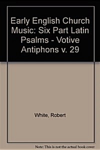Early English Church Music (Paperback)