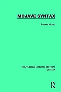 Mojave Syntax (Paperback)