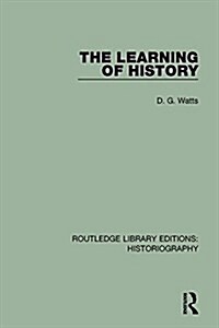 The Learning of History (Paperback)