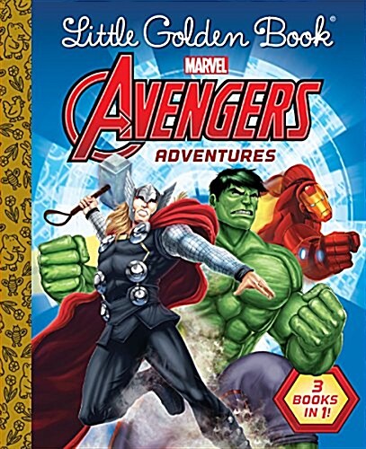 Little Golden Book Avengers Adventures (Marvel) (Hardcover)