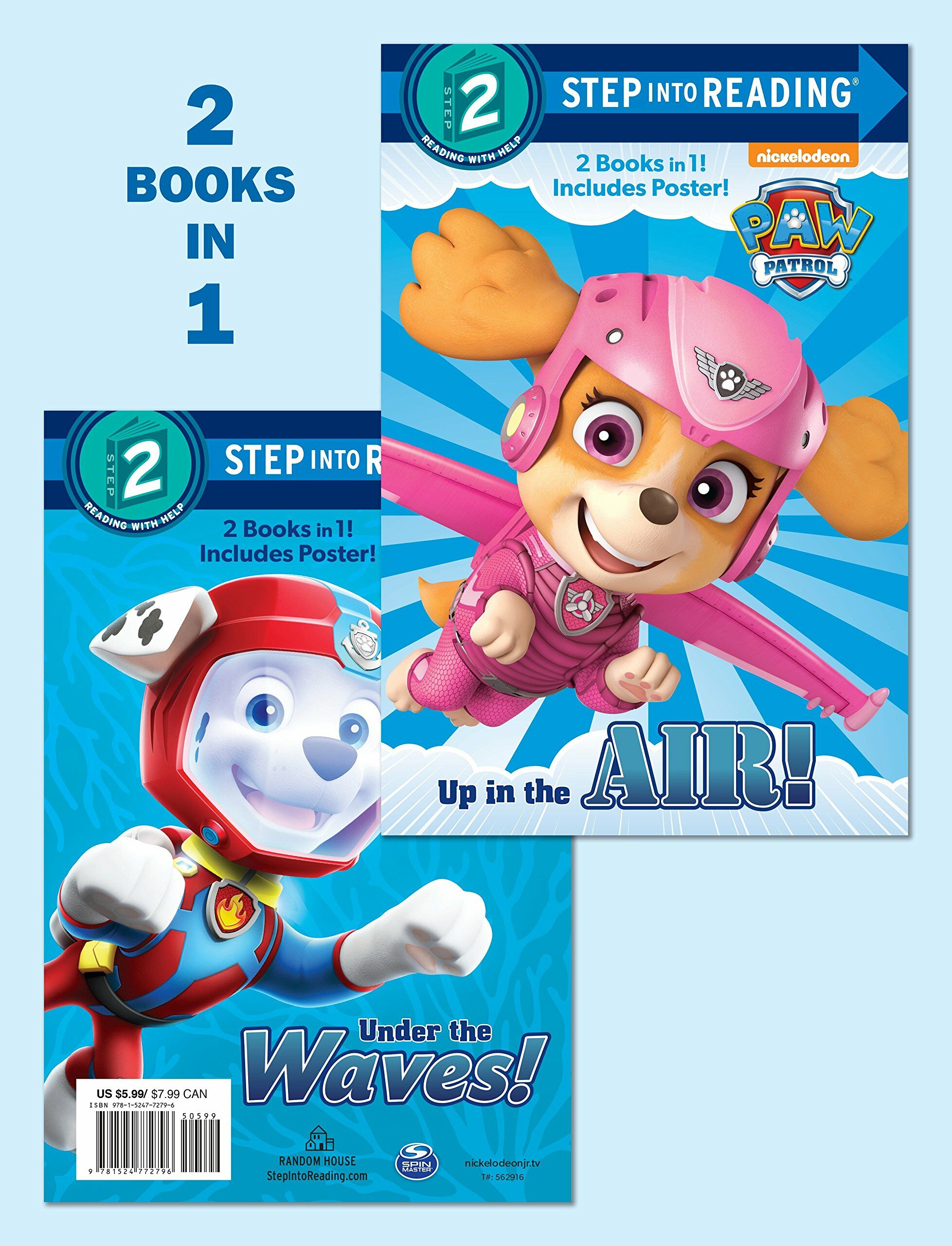 Up in the Air!/Under the Waves! (Paw Patrol) (Paperback)