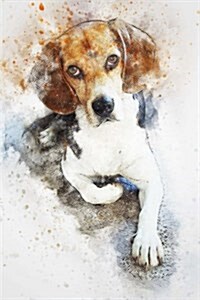 The Beagle Notebook: Size 6 x 9 - Interior Has 150 Lined Pages - Glossy Softcover (Paperback)