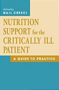 Nutrition Support For The Critically Ill Patient (Hardcover)