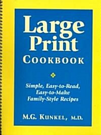 Large Print Cookbook (Paperback, Large Print)