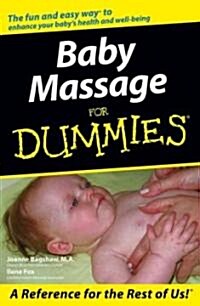 Baby Massage For Dummies (Paperback)
