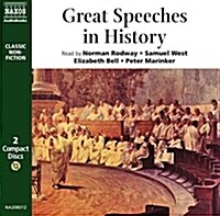 Great Speeches in History: Socrates, Cicero, Martin Luther, Elizabeth I, Charles I, Oliver Cromwell, Abraham Lincoln, Emmeline Pankhurst, and Man (Audio CD)