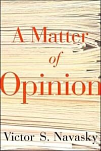 A Matter Of Opinion (Hardcover)