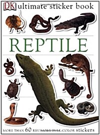 Ultimate Sticker Book: Reptile: More Than 60 Reusable Full-Color Stickers [With More Than 60 Reusable Full-Color Stickers] (Paperback)