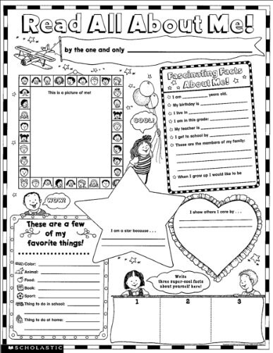 Read All about Me Instant Personal Poster Set, Grades K-2: 30 Big Write-And-Read Learning Posters Ready for Kids to Personalize and Display with Pride (Paperback)