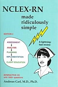 NCLEX-RN Made Ridiculously Simple (Paperback, CD-ROM, 2nd)